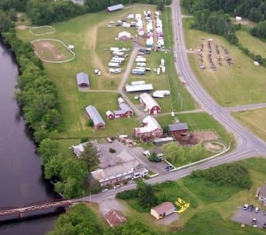Photo of Warren County Fairgrounds from an overhead view.