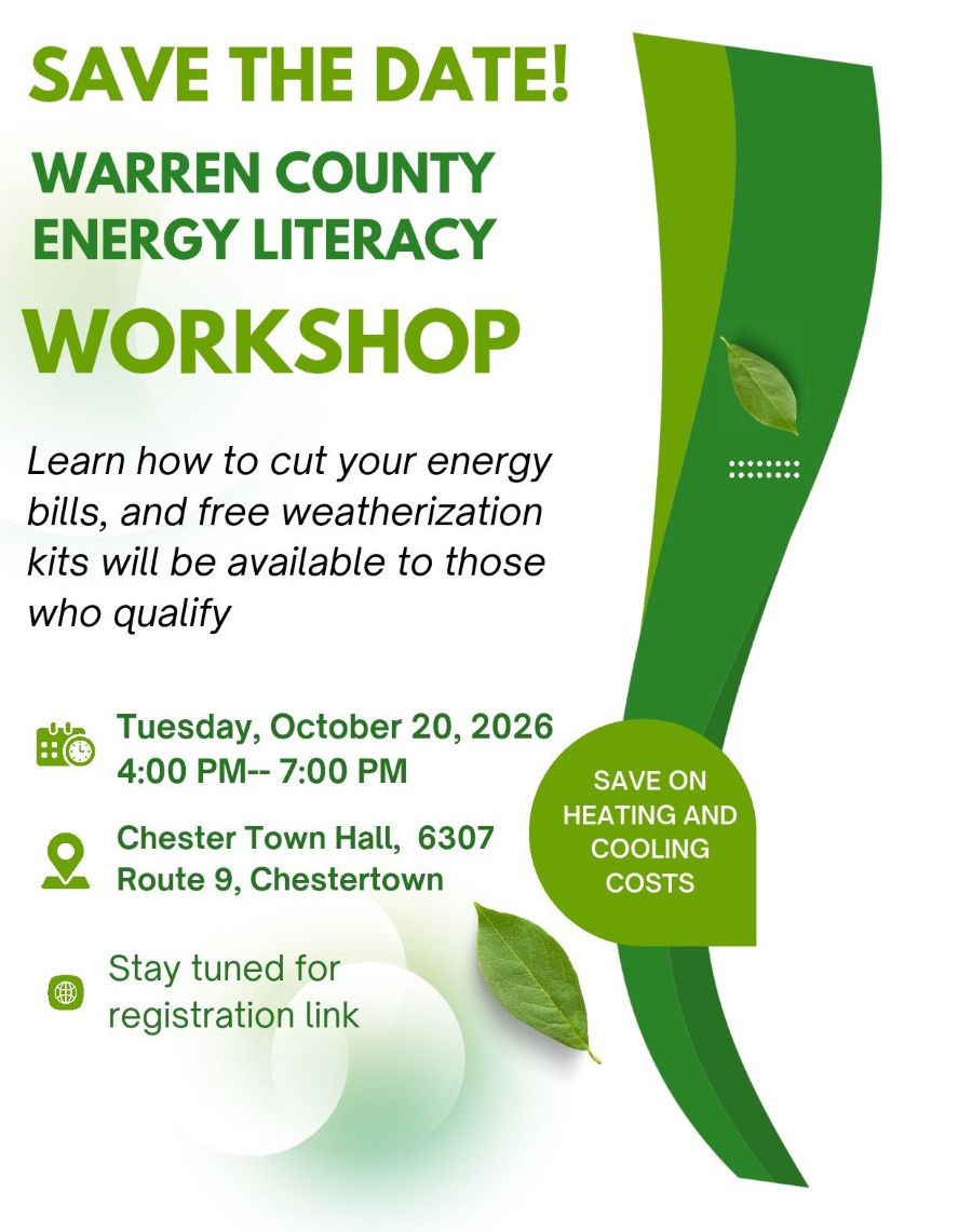 energey workshop 10/20/26 in chestertown