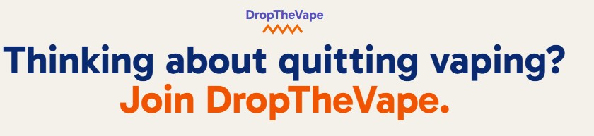 Drop the Vape Website Link www.dropthevape.org