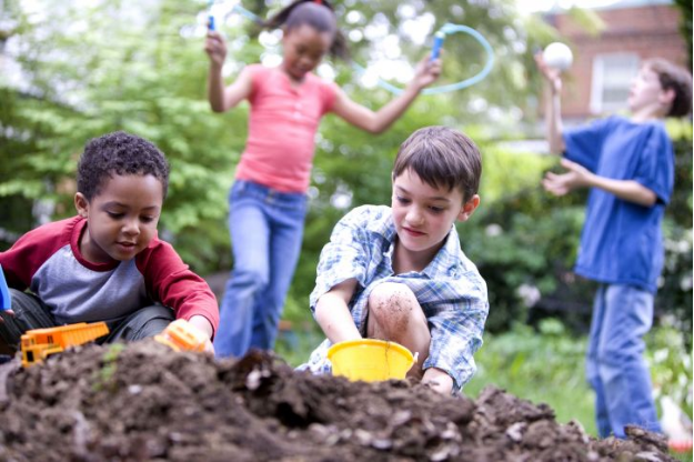 Children playing