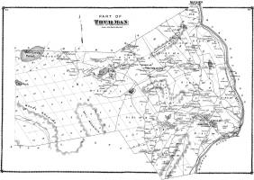 A highly detailed map of the East Thurman region