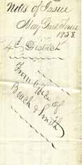 Sample Note of Issue
