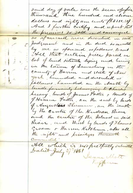 Report of Sale page 5