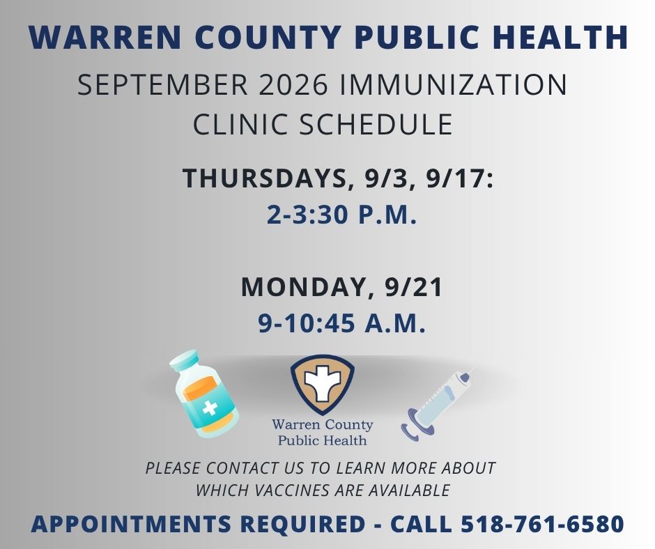 september 2026 vaccine clinic dates