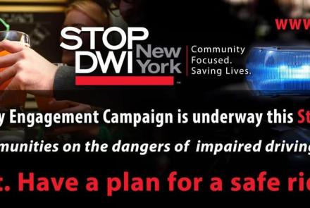 flyer advertising stop dwi crackdown between March 12 and March 18, 2026