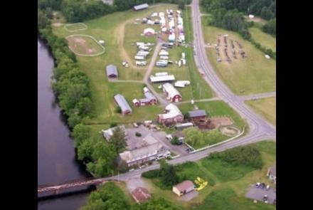 Photo of Warren County Fairgrounds from an overhead view.