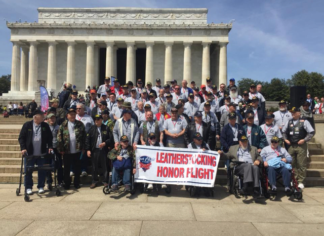 Honor Flight 2018 group